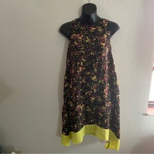 Xhilaration Multicolor Large Floral A line coquette my favorite splash art Dress